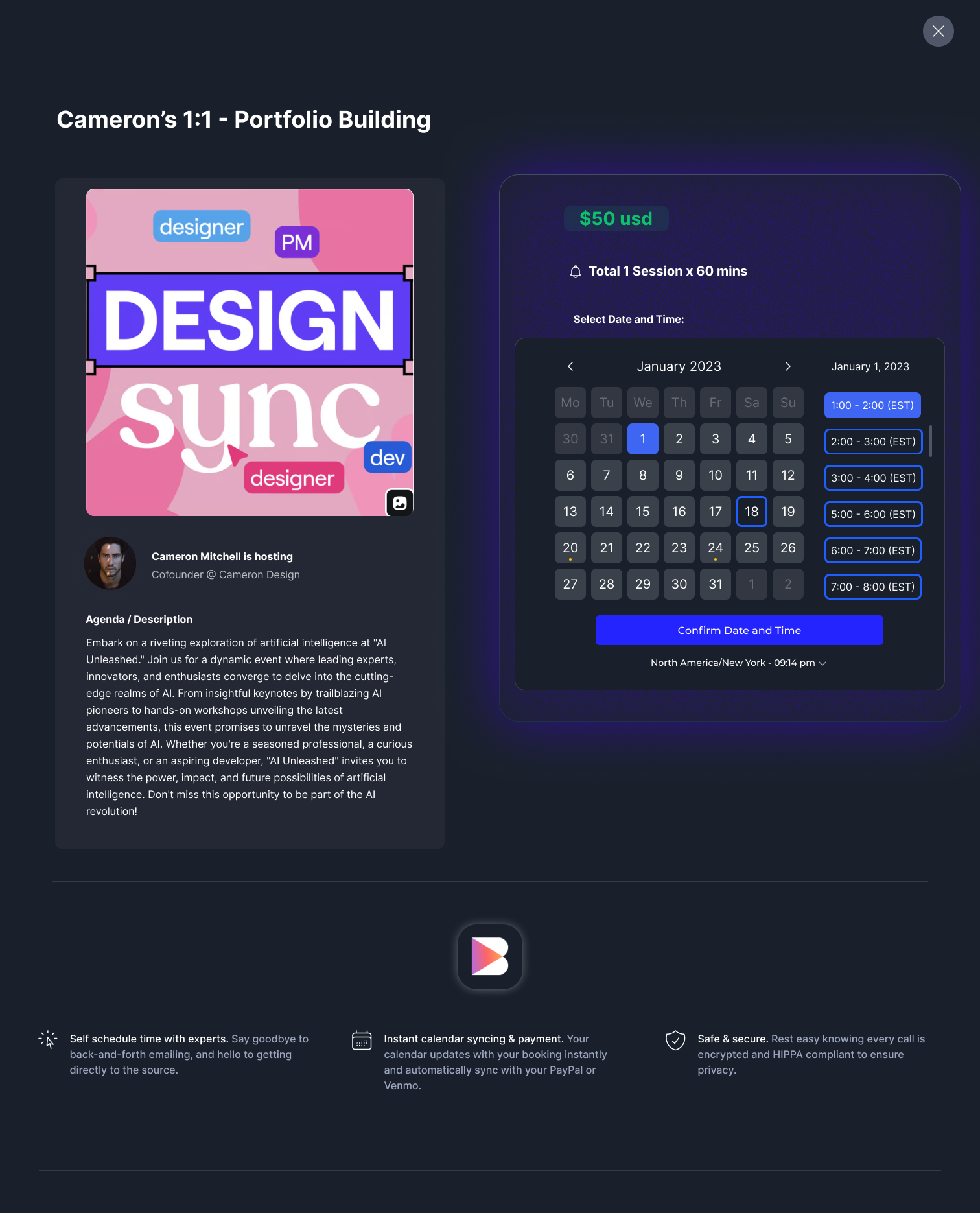 Bookvid - Live Video Booking Marketplace screenshot 9
