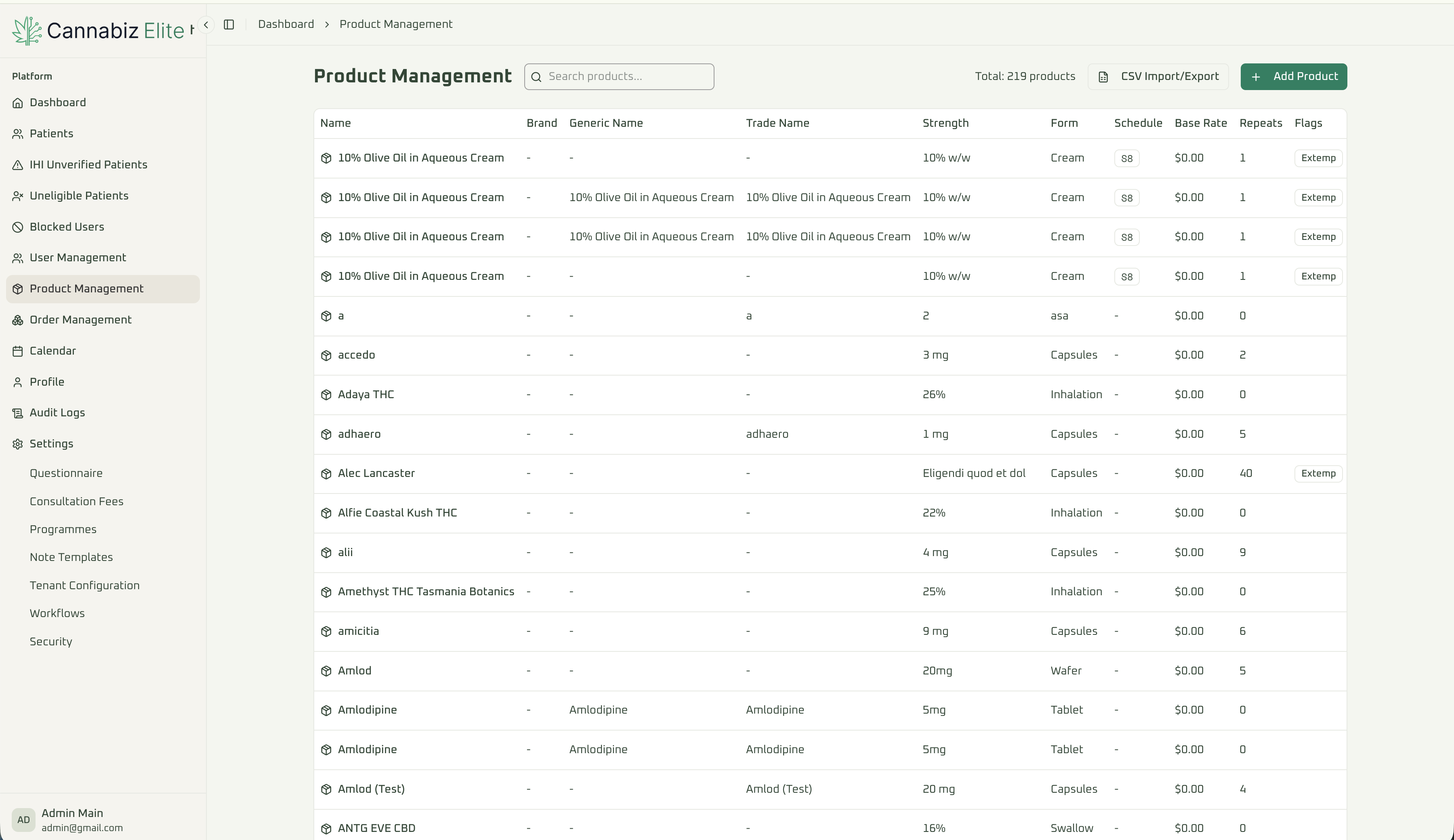 Clinic Management System - Cannabiz Elite (Australia) screenshot 5