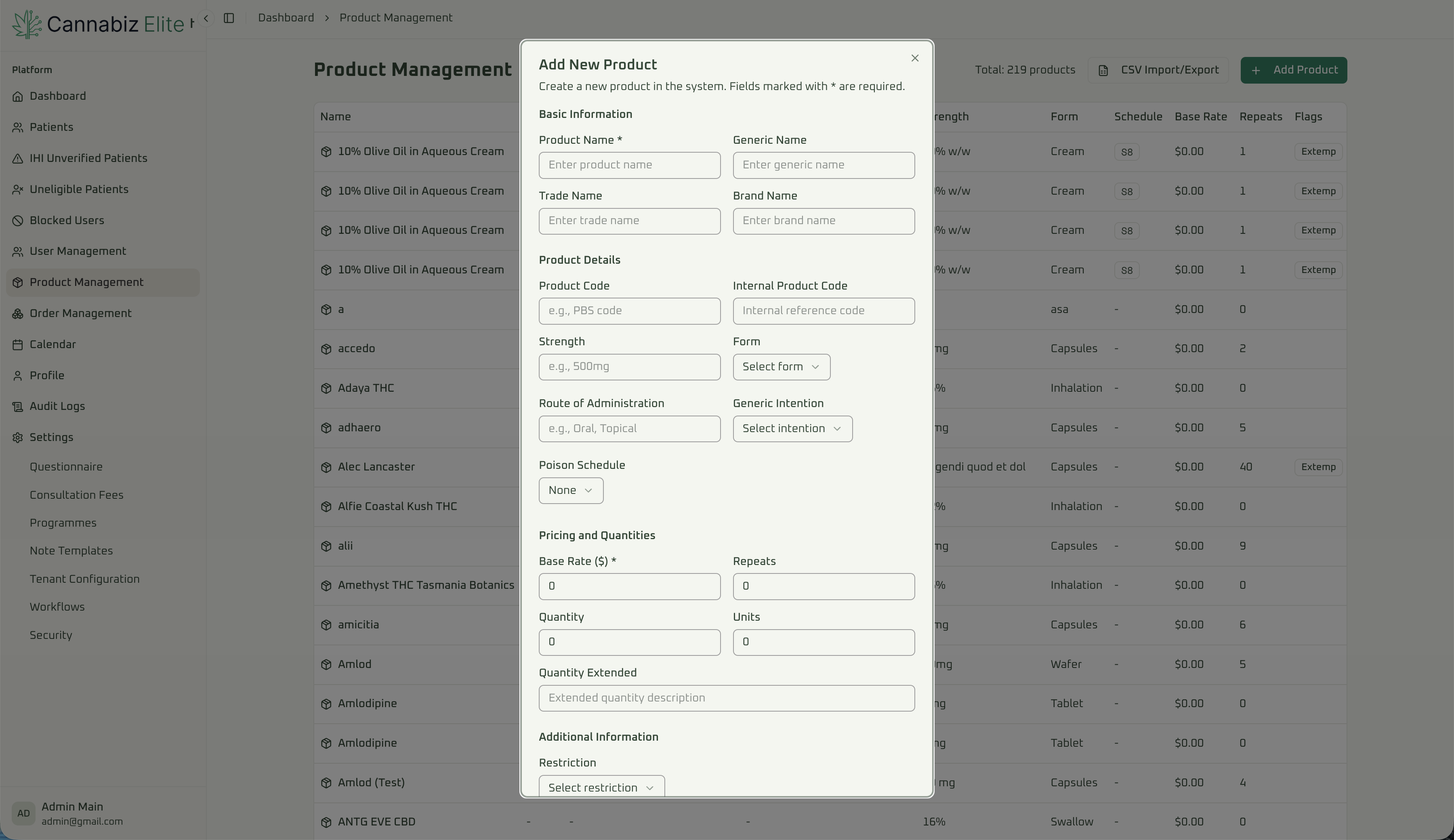 Clinic Management System - Cannabiz Elite (Australia) screenshot 6