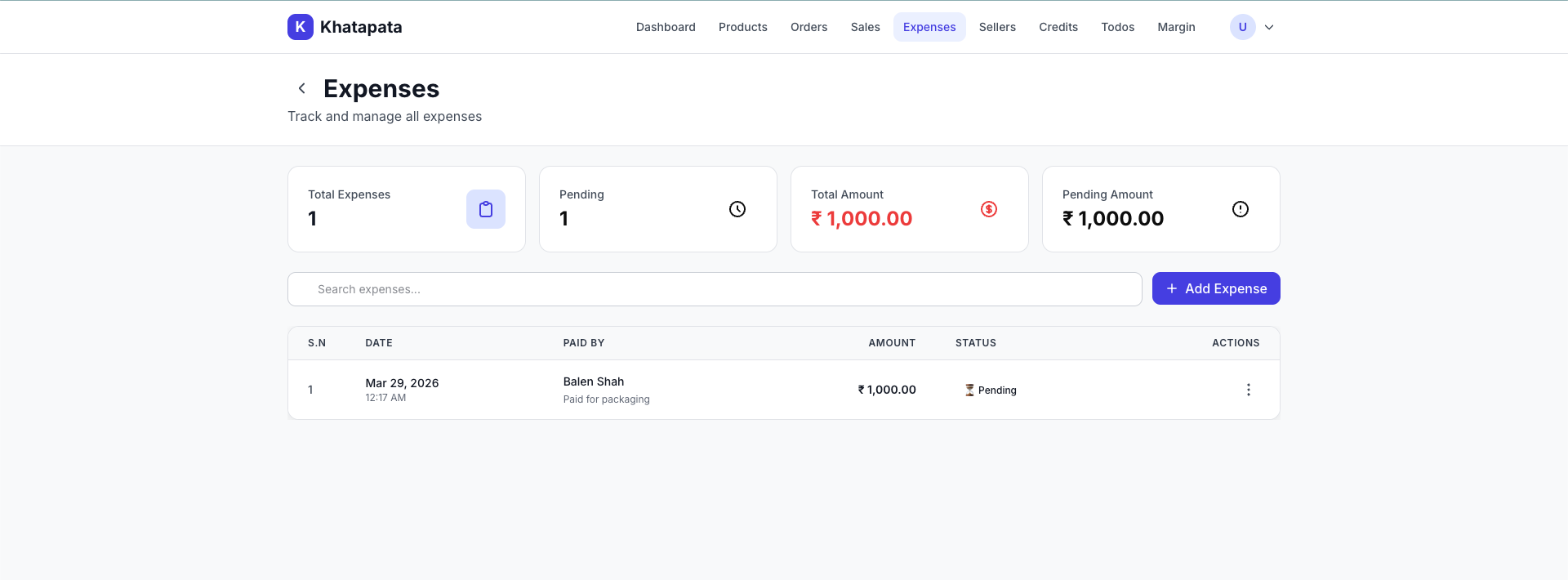 Inventory Management System - Khatapata (PWA) screenshot 7