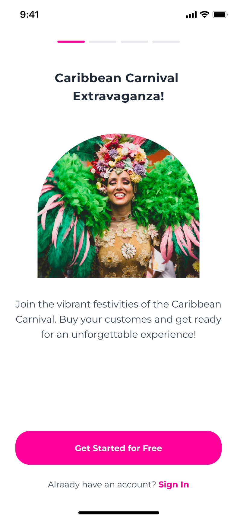 The LYVE app screenshot 1