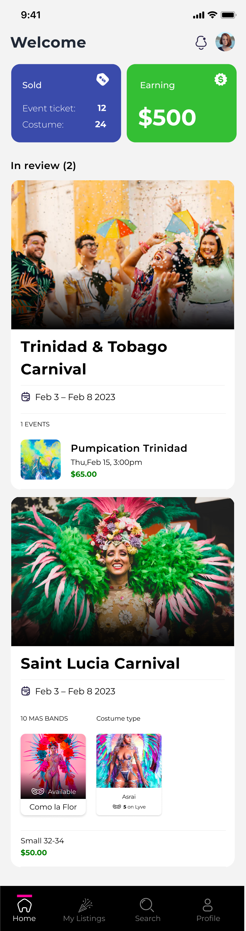 The LYVE app screenshot 3