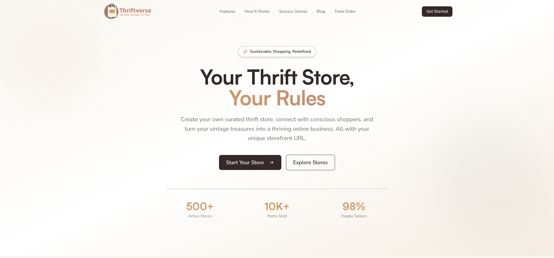 React Native E-commerce App - Thriftverse
